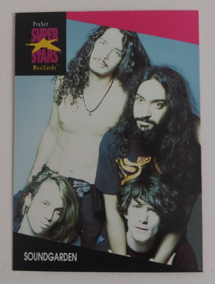1991 Pro Set Super Stars MusiCards Soundgarden #238