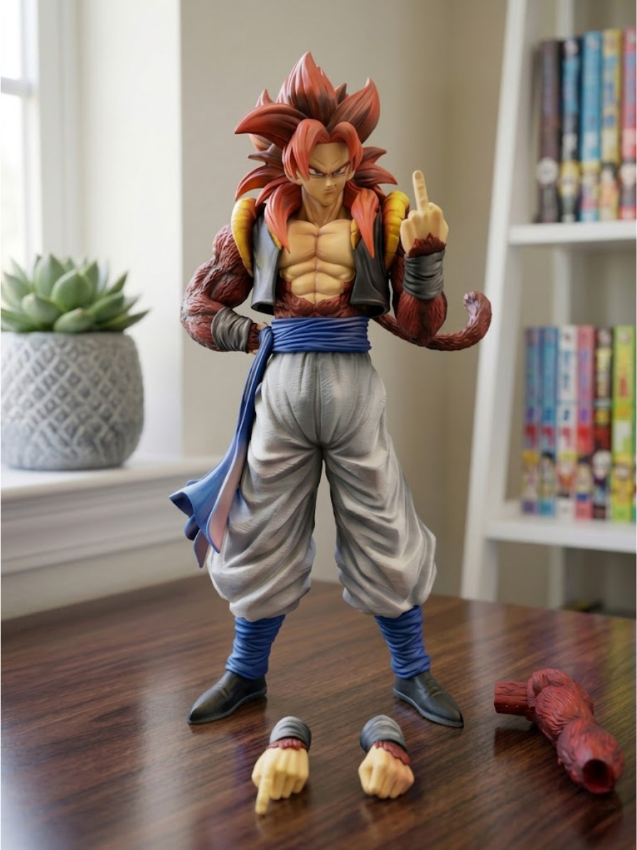Super Saiyan 4 Gogeta Swappable Hands & Arm Dragon Ball Z Collectible Figure