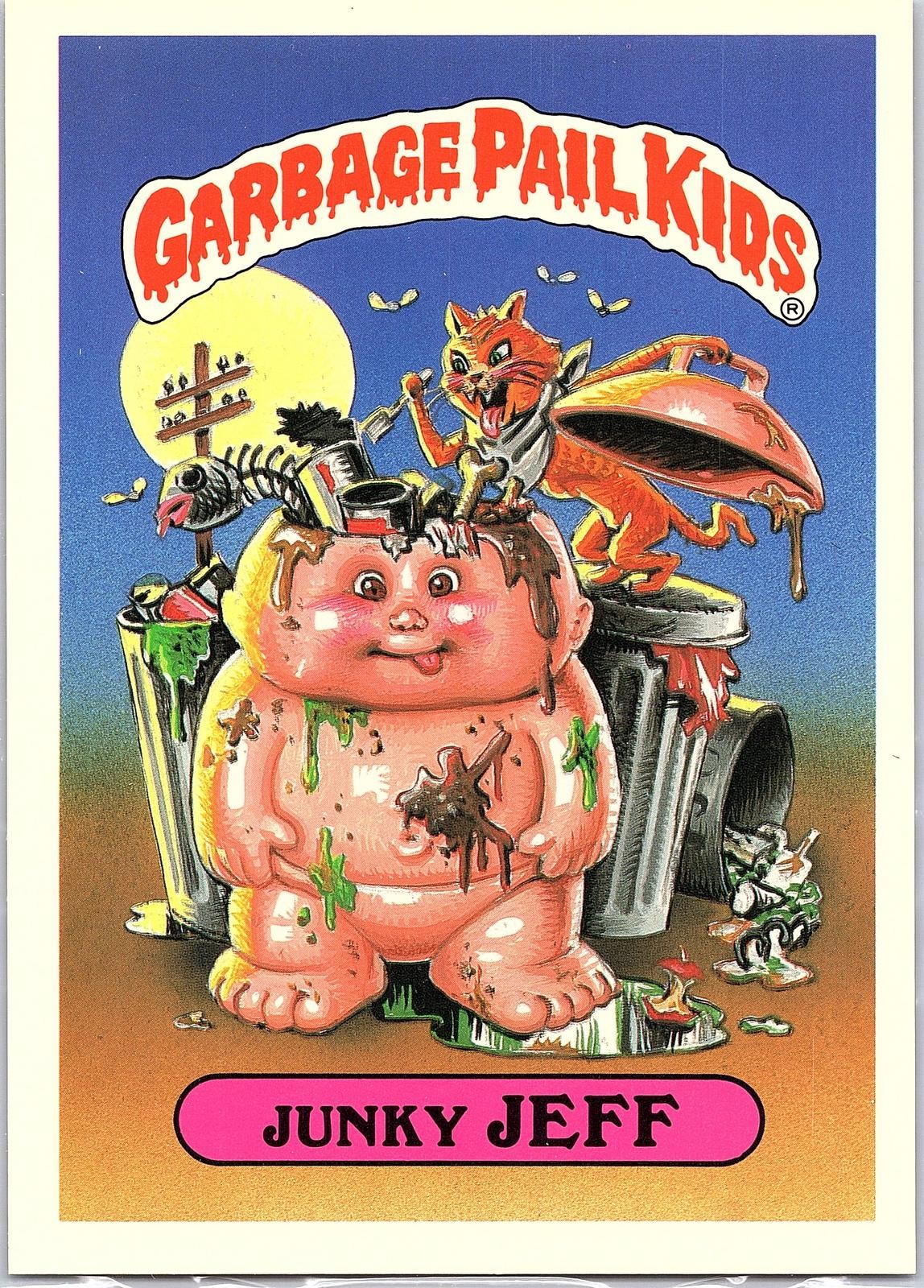 #22 (5x7) 1985 Topps Garbage Pail Kids Series 1 Junky Jeff