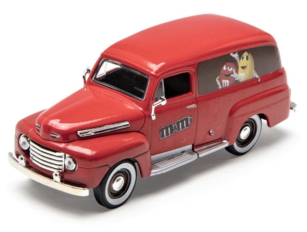 New M&M\'s  4 1/8 INCH  1:48 O Scale 1948 Ford® Panel Truck (Red )