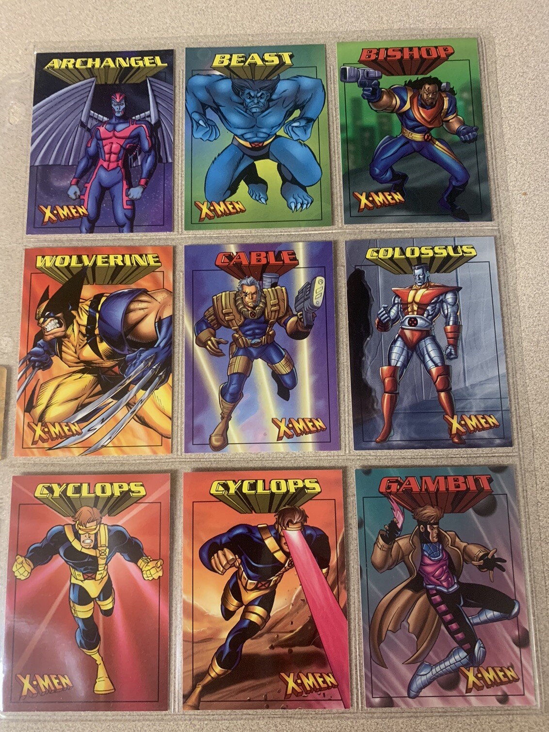1997 FLEER SKYBOX X-MEN .99 BASE 50 CARD SET WOLVERINE DARK PHOENIX CABLE
