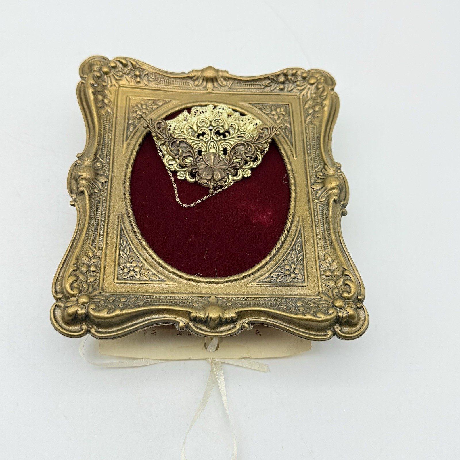 Vintage Brooch Framed Ornamental By the Vintage Victorian Collection