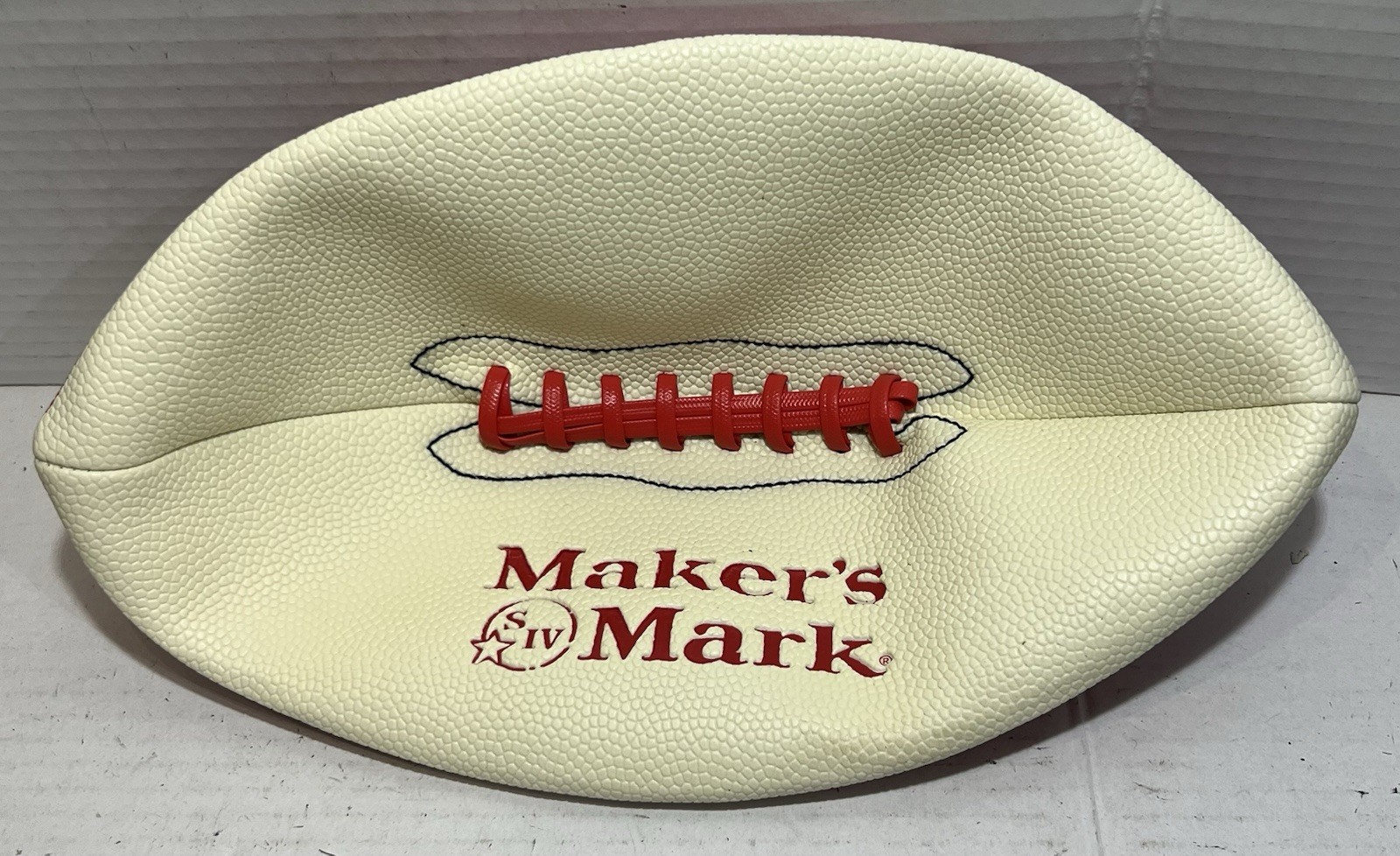 NEW Makers Mark Bourbon Whiskey Fullsize Football Promo Item