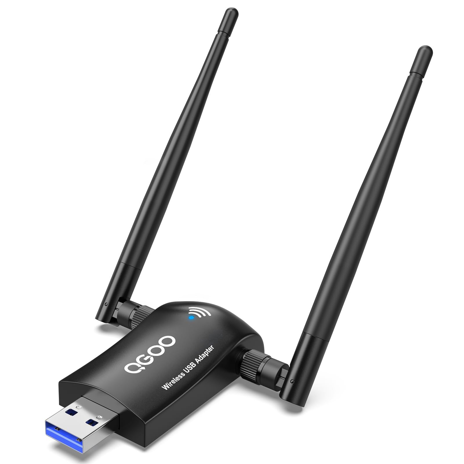 Wireless WiFi Adapter for Desktop PC - QGOO AC1300Mbps USB 3.0 Network Dongle... Wireless WiFi Adapter for Desktop PC - QGOO AC1300Mbps USB 3.0 Network Dongle...
