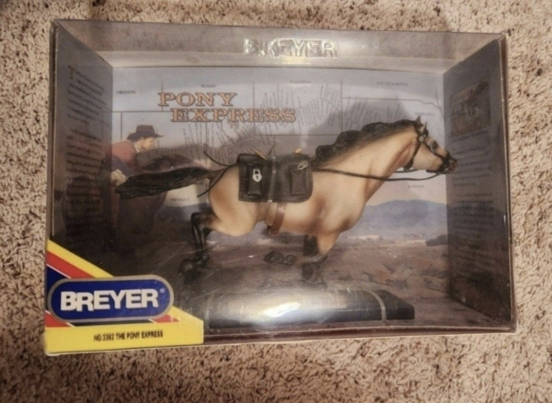Breyer #3362 Pony Express Legends of the West 2001 With Box - Hobo Mold Tack
