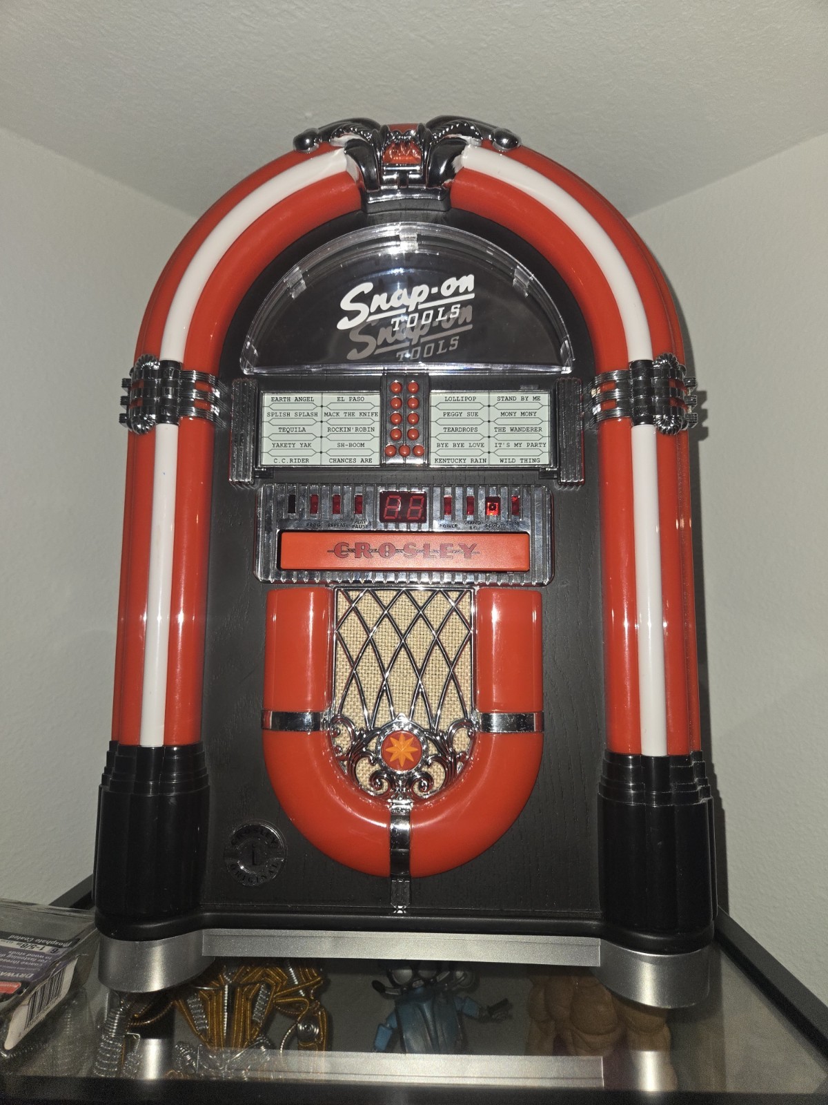 Crosley Snap-on Tools 50th Anniversary Tabletop Jukebox Reproduction