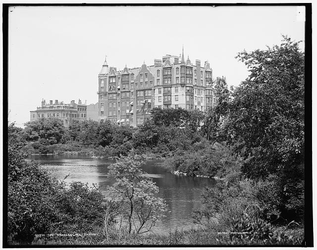 The Charlesgate, Boston c1900 OLD PHOTO The Charlesgate, Boston c1900 OLD PHOTO