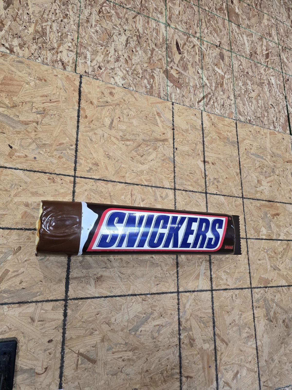 Snickers Candy Bar Plastic 3D Hanging Wall Display 31.5\