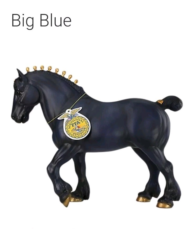NEW Breyer 2024 BIG BLUE Clydesdale FFA Traditional Horse 1:9