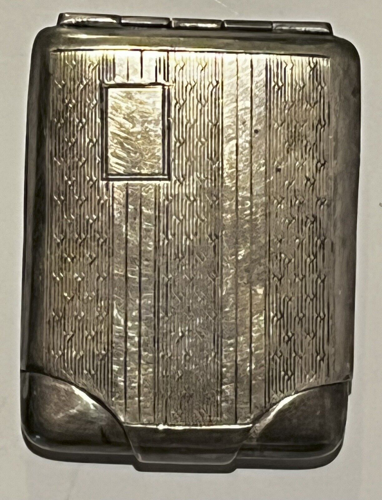 Antique English Sterling Silver Match Safe Pocket Vesta