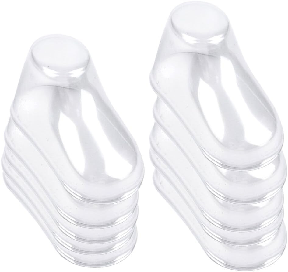 40Pcs/20Pairs Clear Plastic Baby Feet Display Booties Forms Sock Display Toddler
