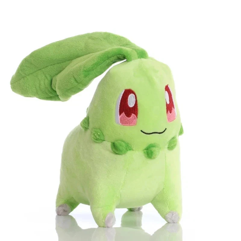20cm Pokemon Chikorita Plush Toy Soft Stuffed Kawaii Anime Doll Gift