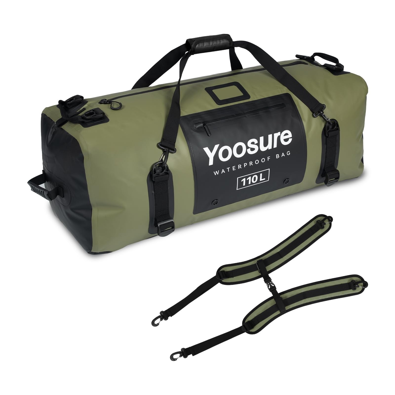 Waterproof Duffel Bag 110L - Marine Dry Bag with 700D PVC & Airtight Zipper, ... Waterproof Duffel Bag 110L - Marine Dry Bag with 700D PVC & Airtight Zipper, ...