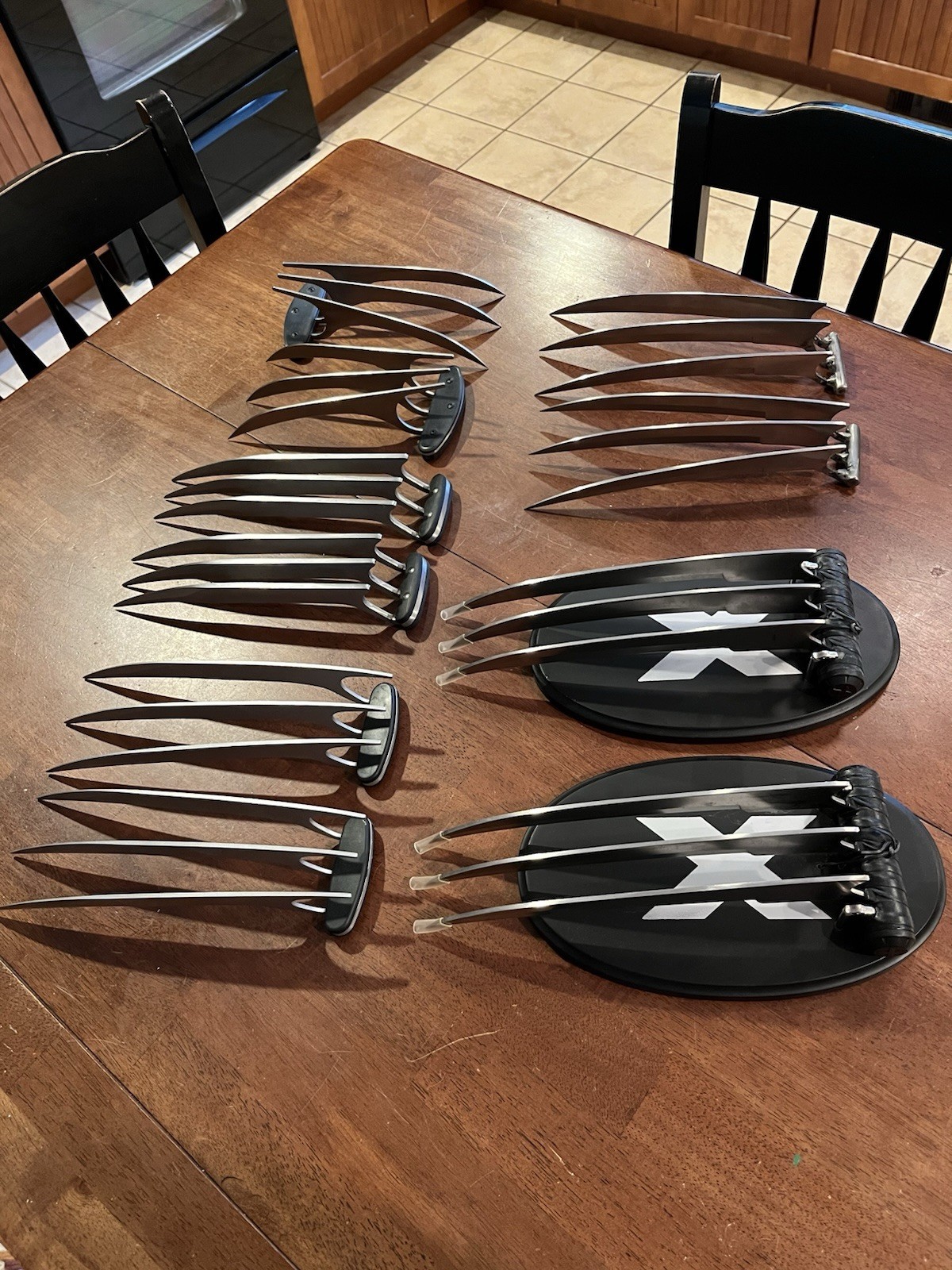 Wolverine Claws Lot - All Metal- Five Pairs Wolverine Claws Lot - All Metal- Five Pairs