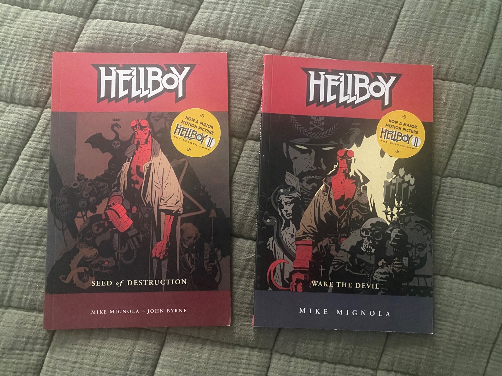 Hellboy Vol. 1: Seed of Destruction and Hellboy Vol. 2: Wake The Devil Lot Of 2