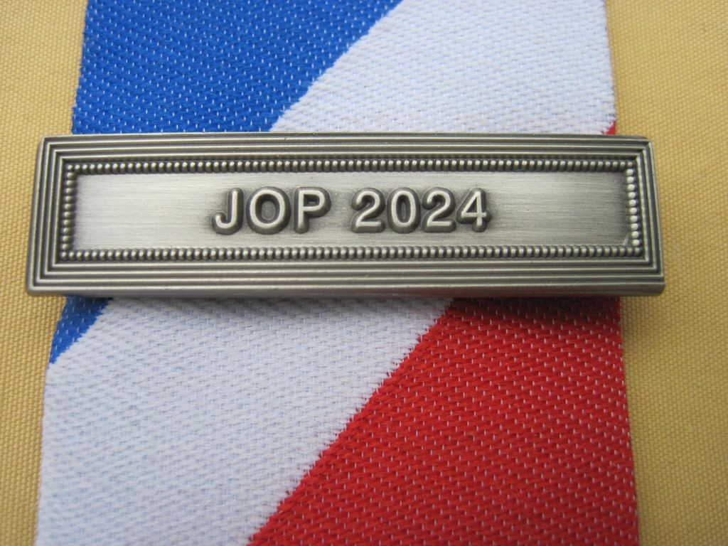 Clip J O P 2024 (Olympic Games Paris 2024) Silver Homeland Security