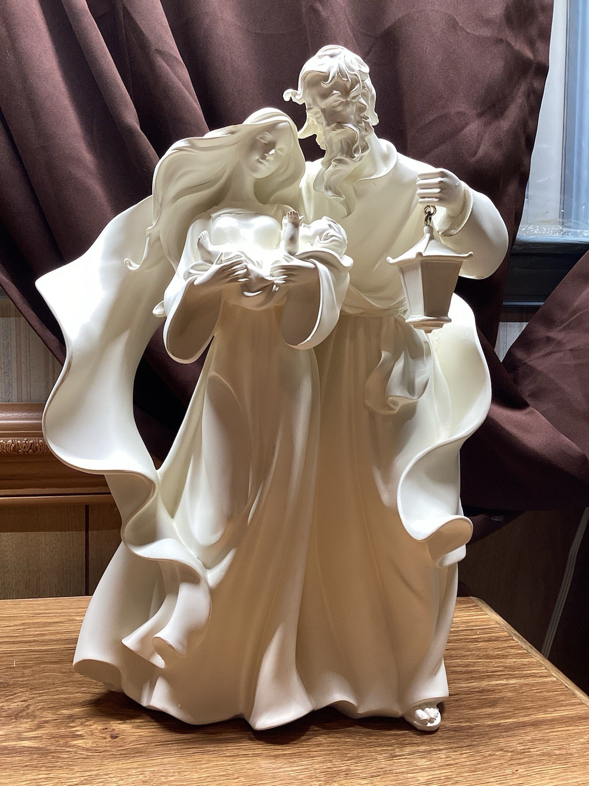 Home Interior RARE What Child Is This Nativity Statue Joseph and Mary Vintage