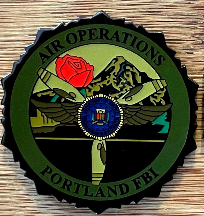 FBI - Portland Field Office - AIROPS FirstGEN OD SUPER RARE Challenge coin