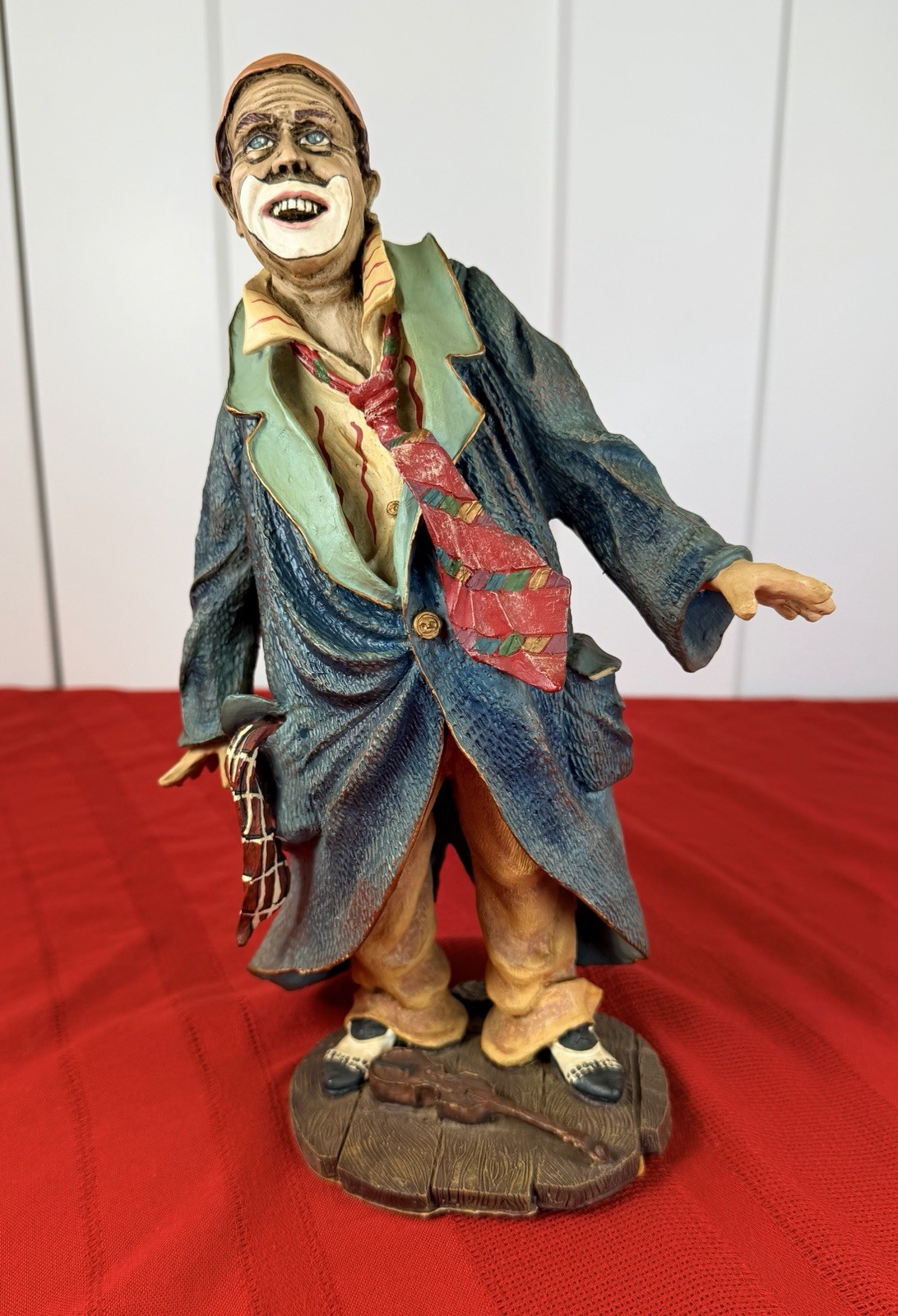 Vtg Duncan Royale 1986 Auguste Clown Figurine History of Clowns Ltd Ed Statue