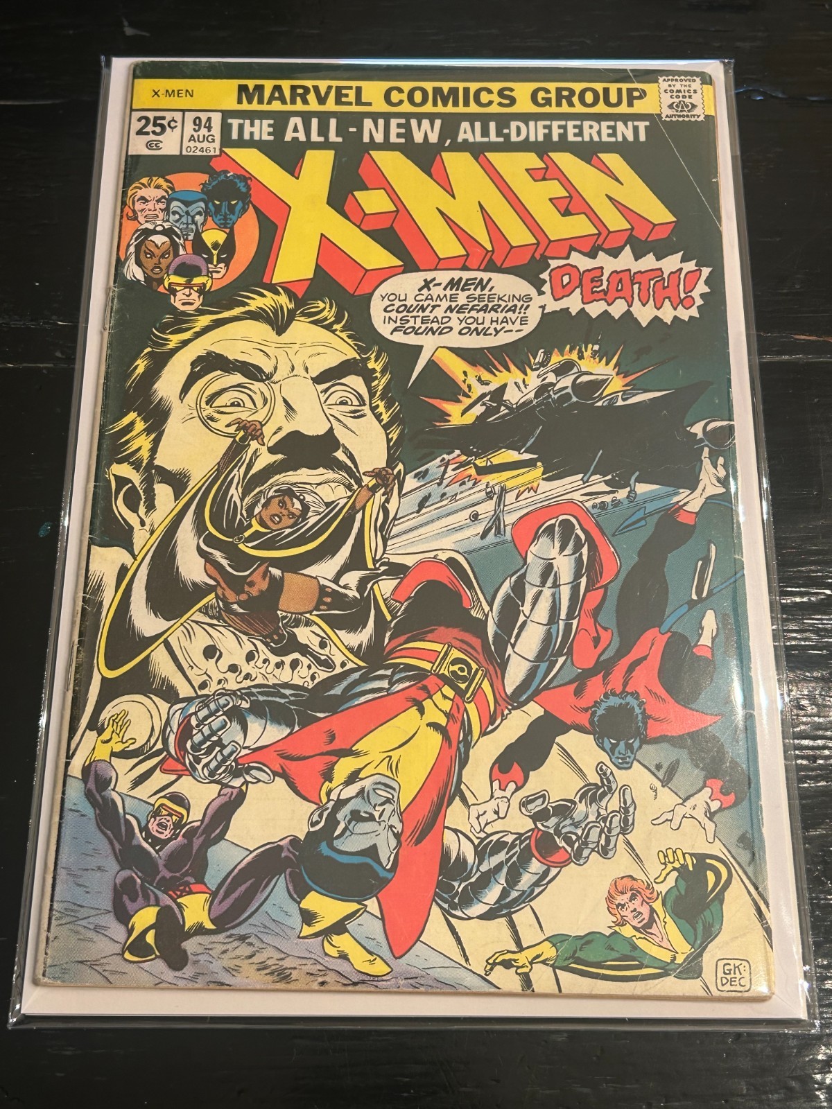 Vtg The X-Men #94 (Marvel Comics August 1975) Comic Book in Good Condition Vtg The X-Men #94 (Marvel Comics August 1975) Comic Book in Good Condition