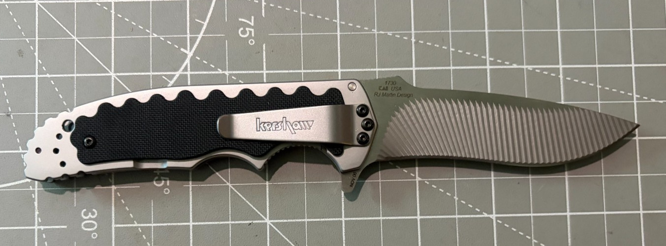 Kershaw USA 1730 RJ Martin Knife 2007 Groove *DISCONTINUED*