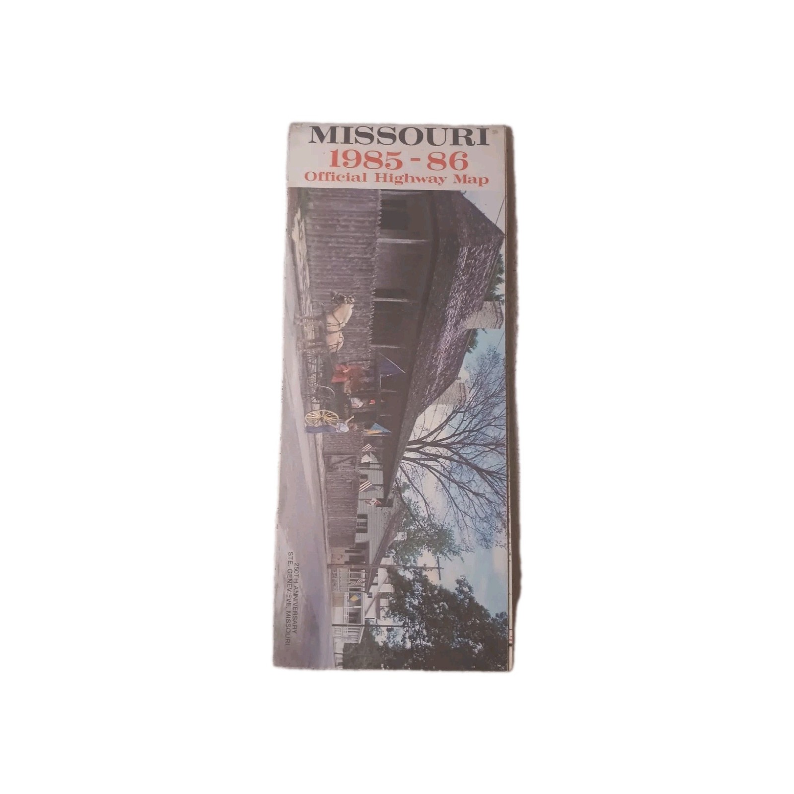 Vintage 1985-86 Missouri Official Highway Map Kansas City St. Louis 