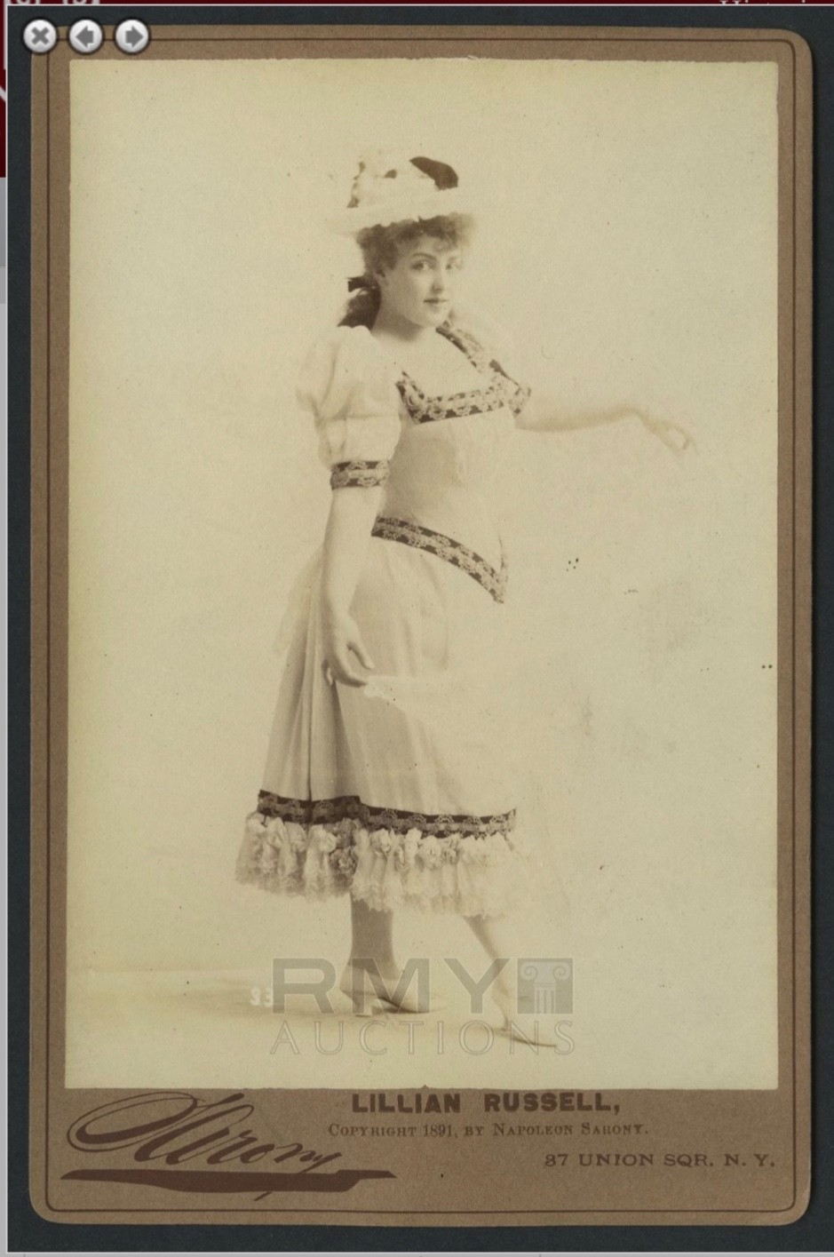 1880's Lillian Russell, 