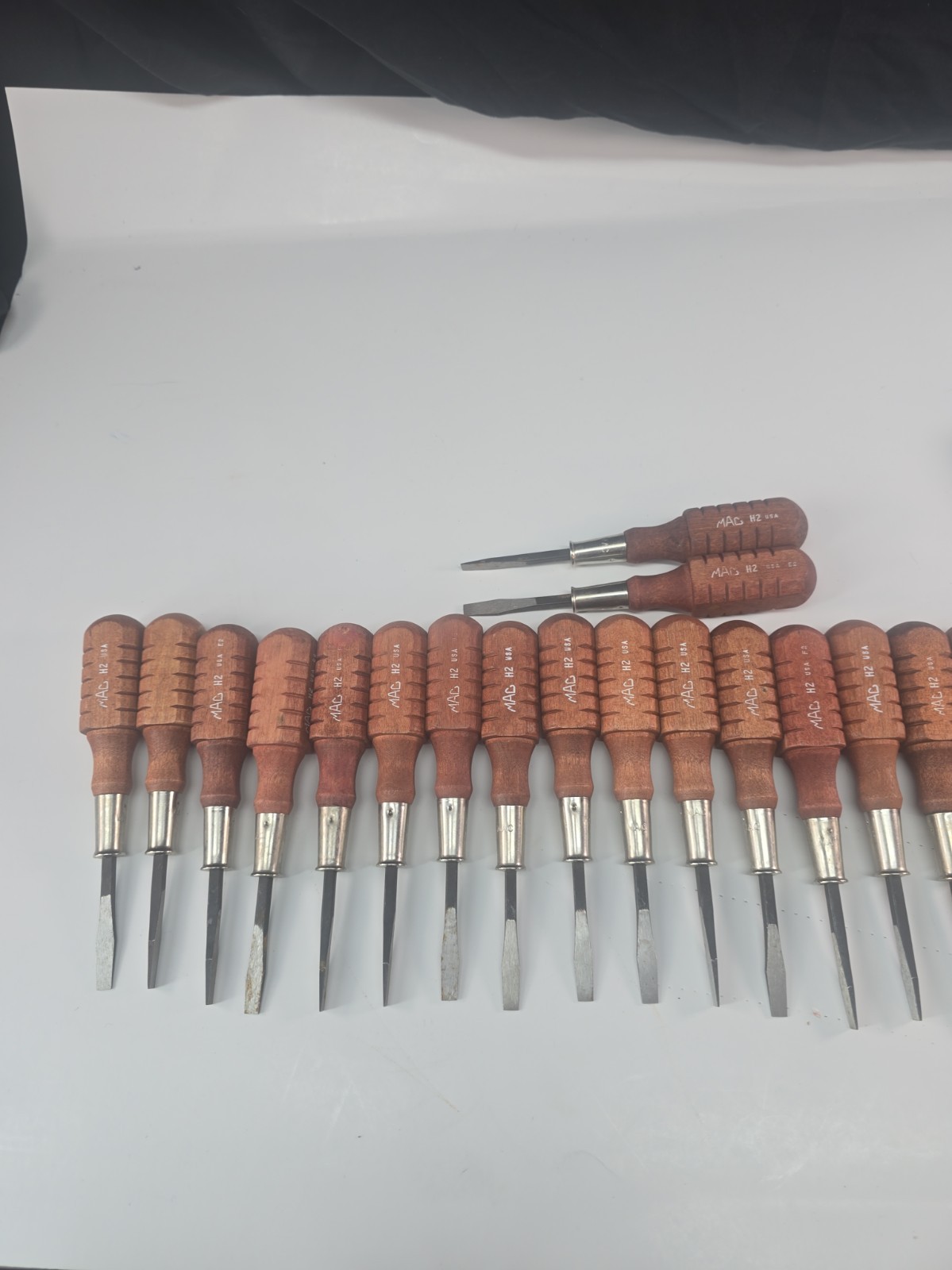 Vintage MAC Tools H2 Screwdriver Wood Handle Tools, USA Made Vintage MAC Tools H2 Screwdriver Wood Handle Tools, USA Made