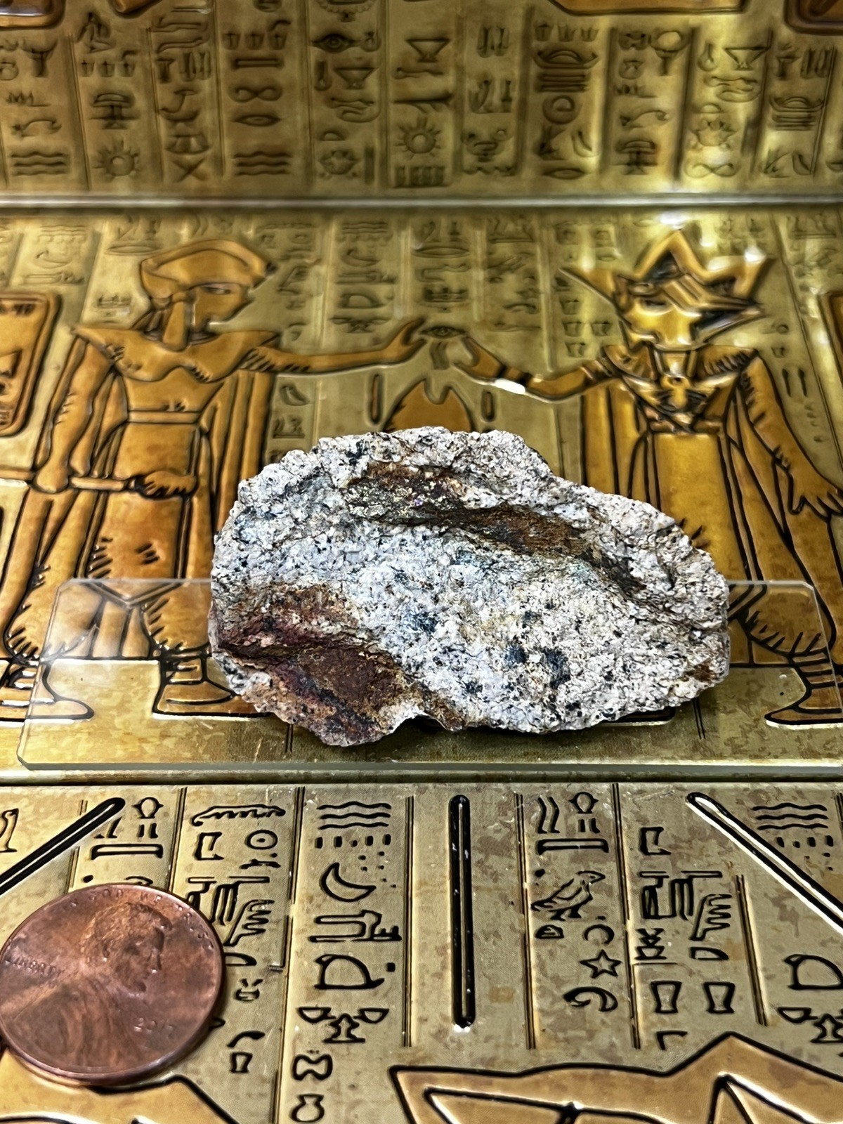 22.22g Antique Nevada Gold Mine Ore - Raw Granitic Quartz & Golden Pyrite