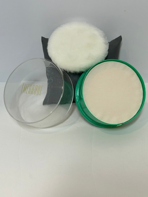 Vintage~NOS~Coty~EMERAUDE~Dusting Powder~1.75 Oz~Paris~New York~Sealed