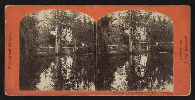 Photo:Green-Wood Cemetery Brooklyn Landscape View ca 1865
