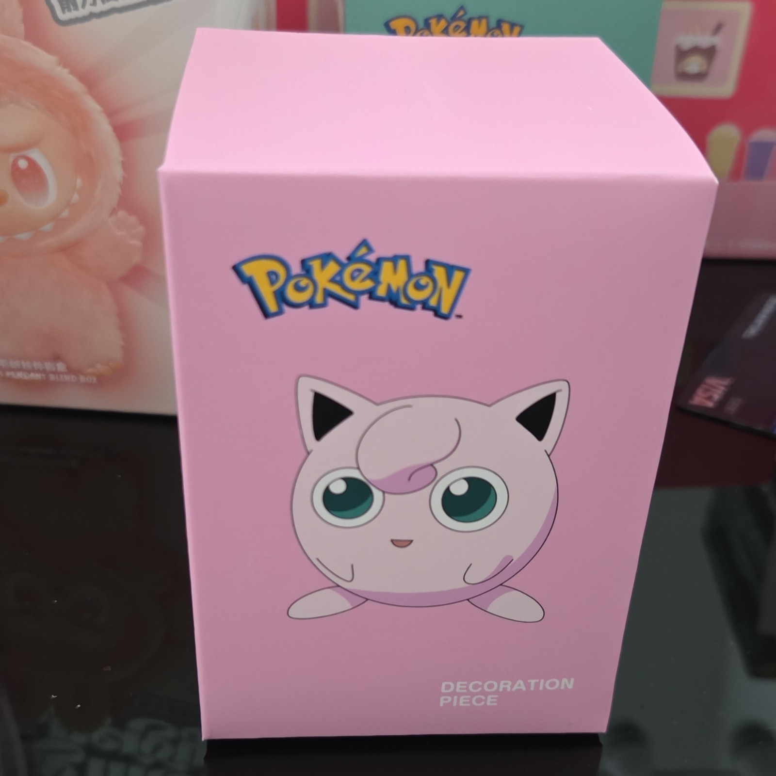 Pokémon Jigglypuff Pink Decoration Piece Collectible Anime Merchandise