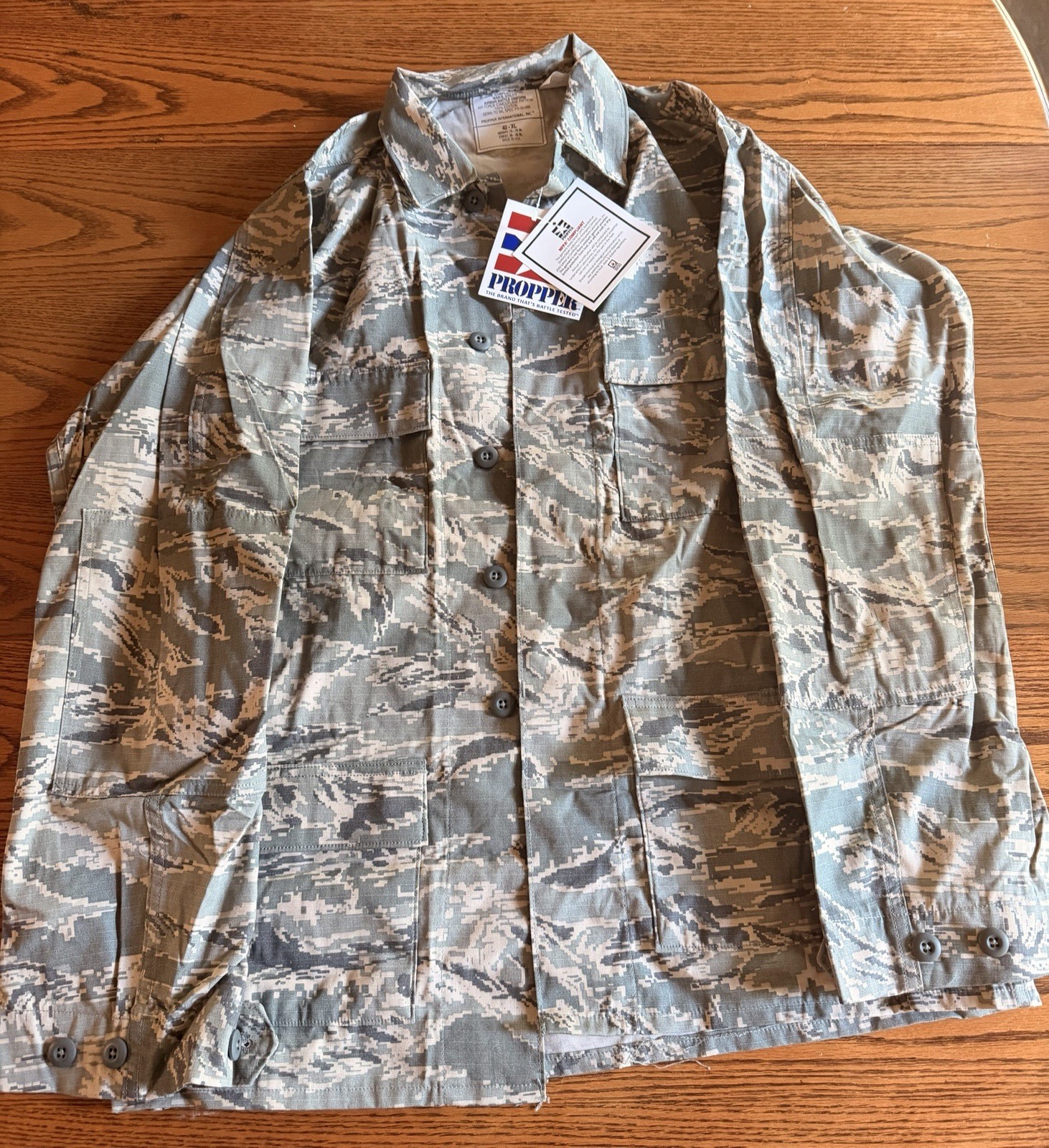 Propper USAF ABU Coat 40 XL NFPA NIR 100% Cotton Made USA New Tags