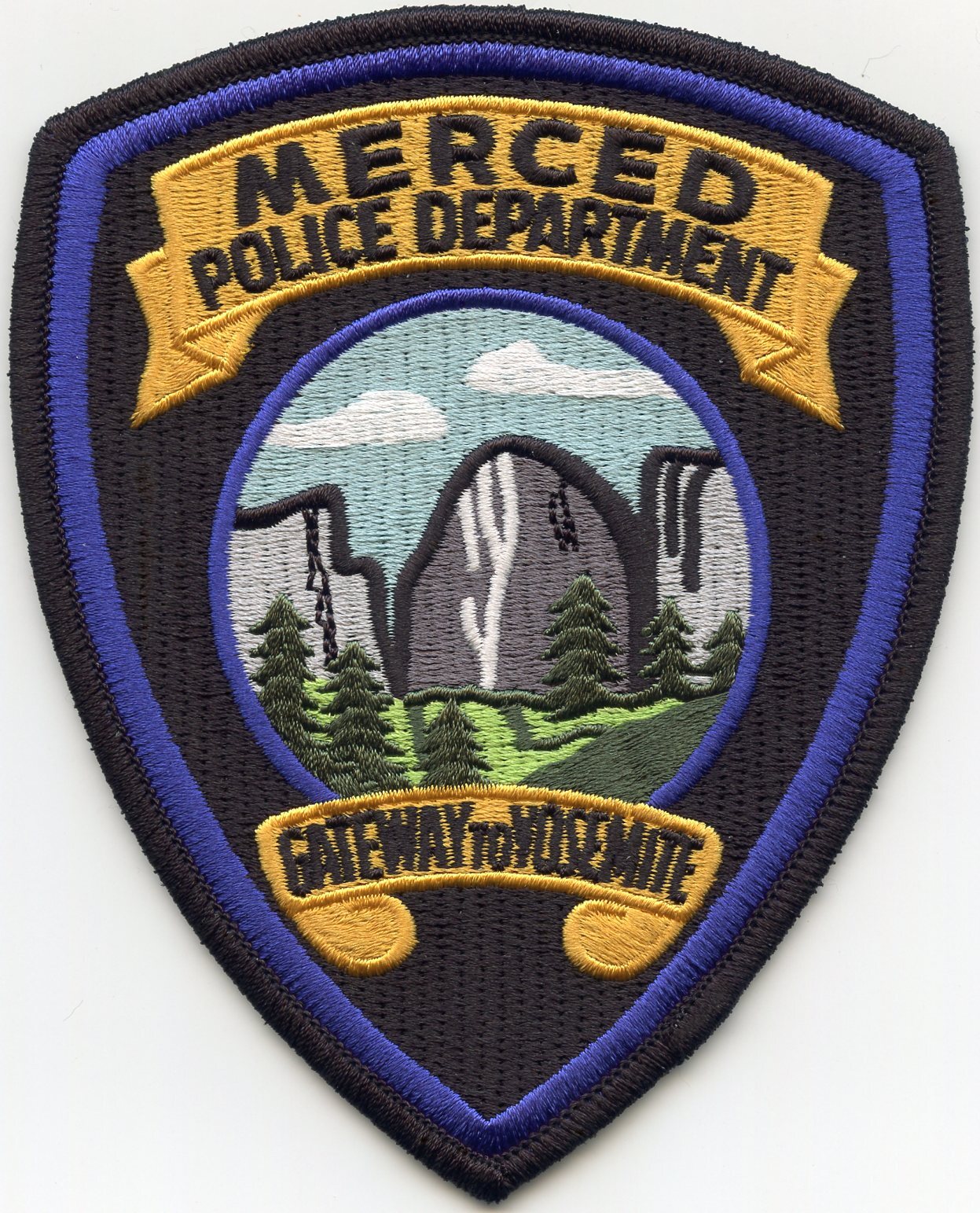 MERCED CALIFORNIA Gateway To Yosemite POLICE PATCH