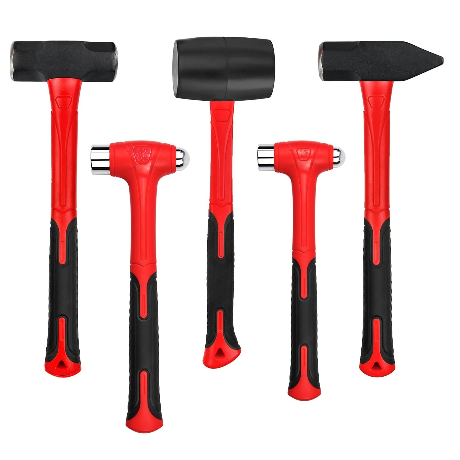 C&T 5-Piece Hammer Set, 16oz Ball Peen Hammer | 32oz Ball Peen Hammer | 32oz ... C&T 5-Piece Hammer Set, 16oz Ball Peen Hammer | 32oz Ball Peen Hammer | 32oz ...