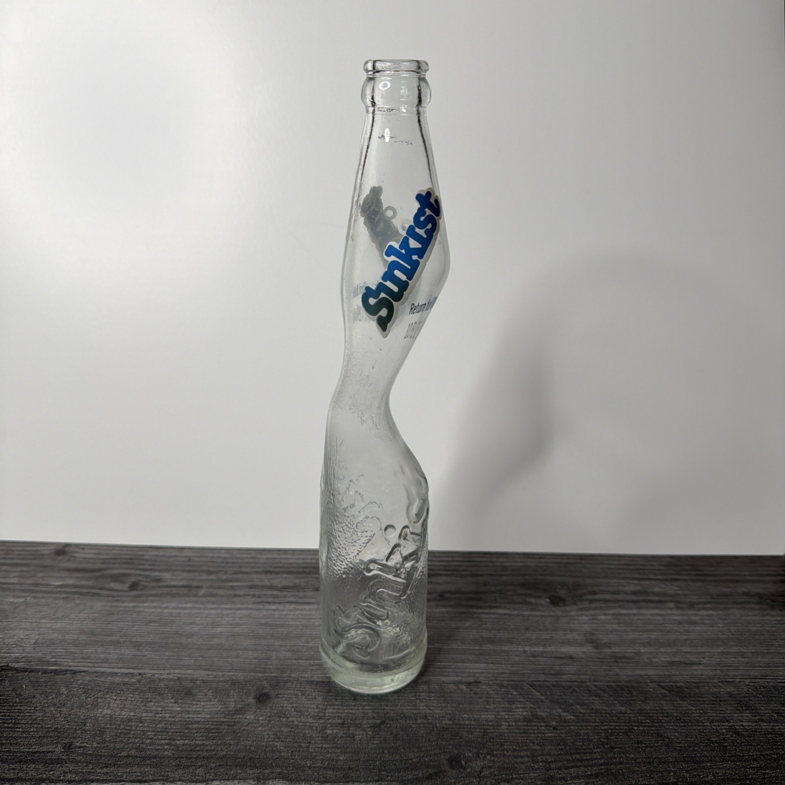 Vintage Stretched Sunkist Soda Bottle 10 Oz
