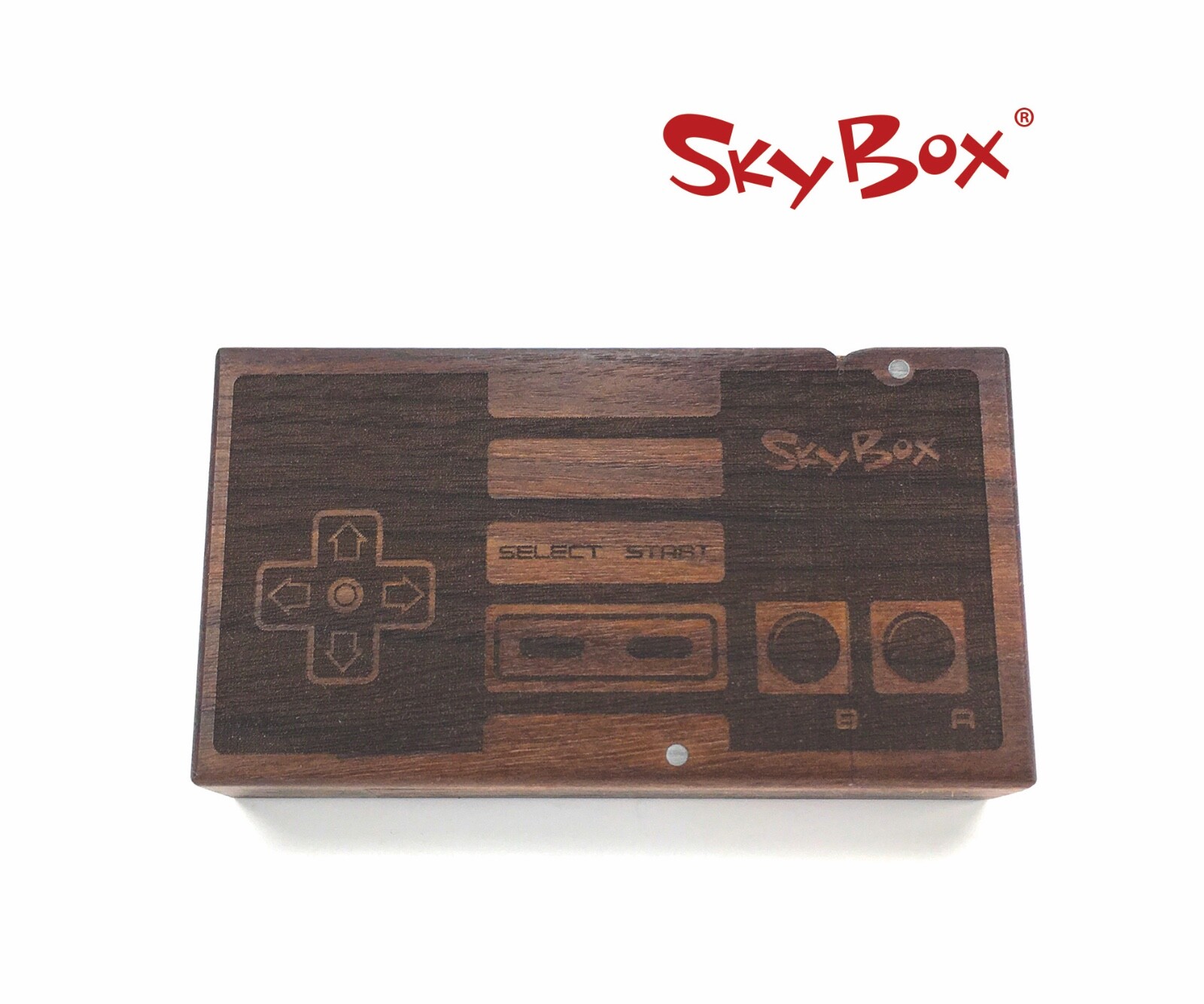 SkyBox® dugout w/ cigarette style one hitter – Laser Engraved NES Controller