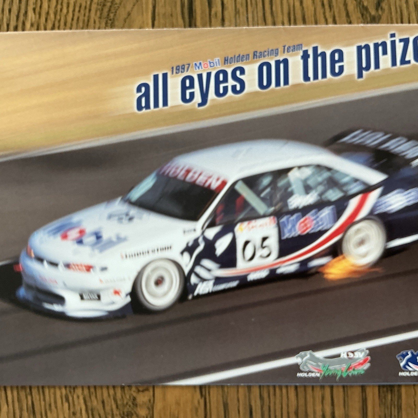 1997 HOLDEN COMMMODORE VS RACING TEAM HRT MOBIL SUPERCAR BROCHURE
