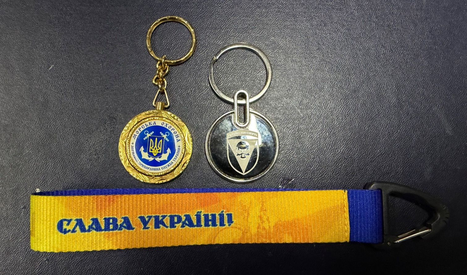 Ukrainian Army Military Uniform Keychains Airborne Assault Troops ZSU Coast Guar