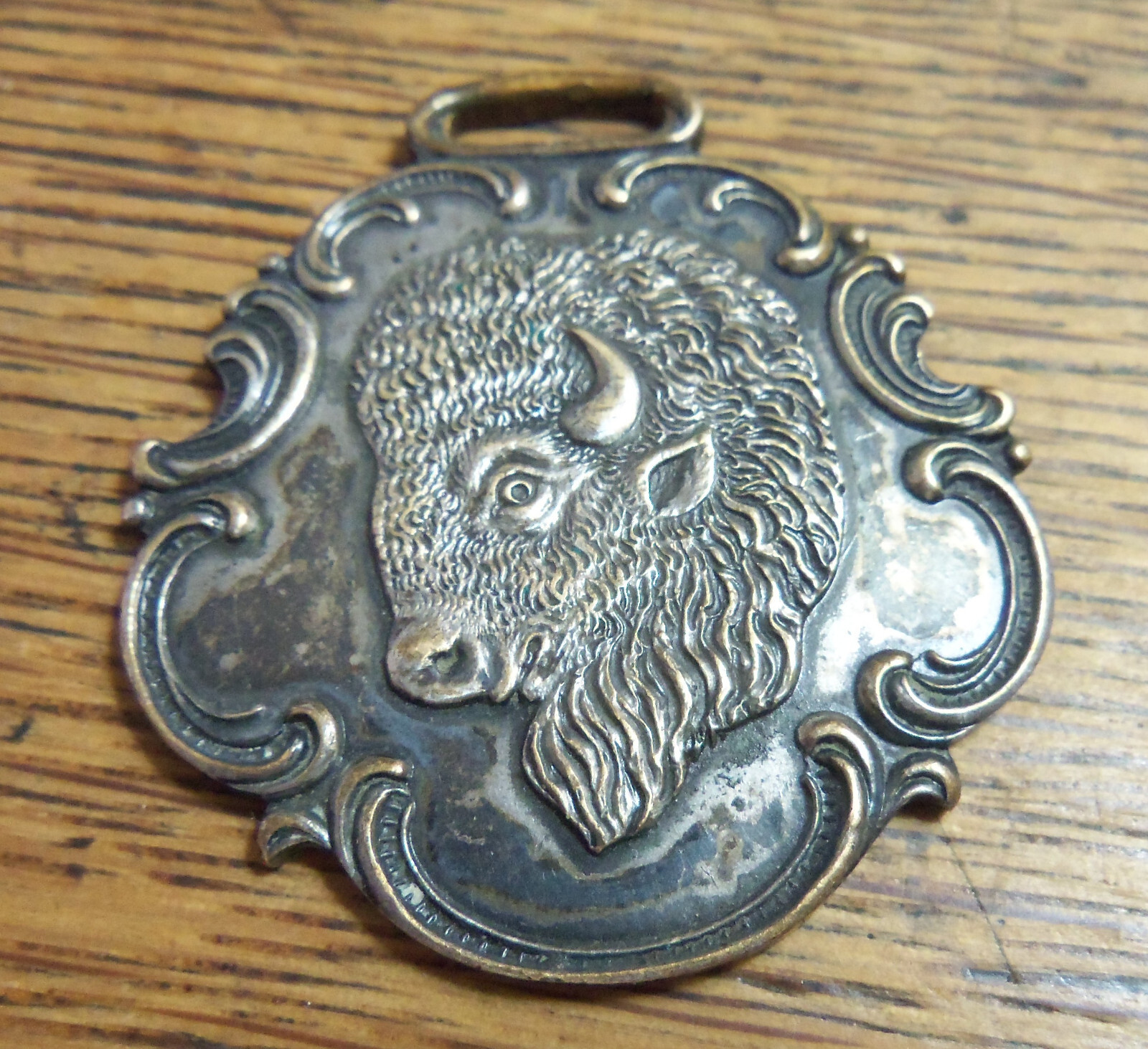 Antique Scarce L. I. J. White Buffalo Edge Tools New York Pocket Watch Fob