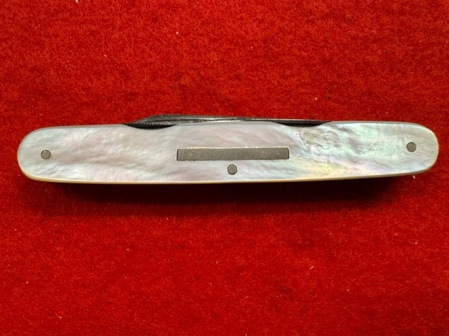 VINTAGE J. SLATER & SONS 4 BLADE MOP SCALED POCKET KNIFE (432)