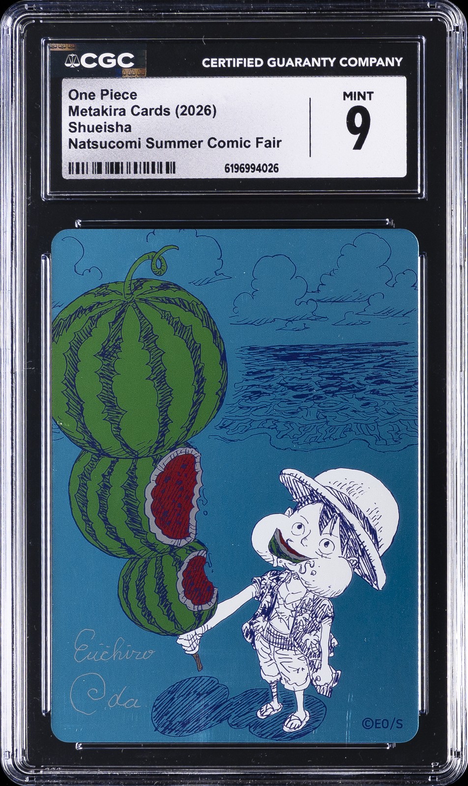 2026 ONE PIECE SHUEISHA METAKIRA CARDS CGC 9