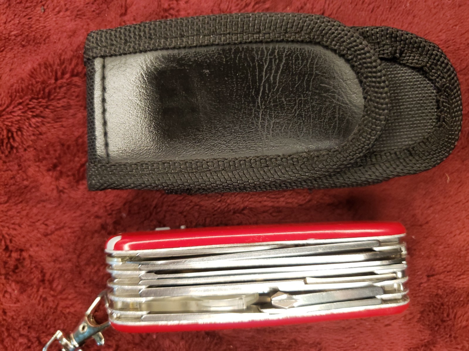 🔪 Victorinox Champion Plus with Sheath Swiss Army knife 91mm & Pin eye scrwdrvr 🔪 Victorinox Champion Plus with Sheath Swiss Army knife 91mm & Pin eye scrwdrvr