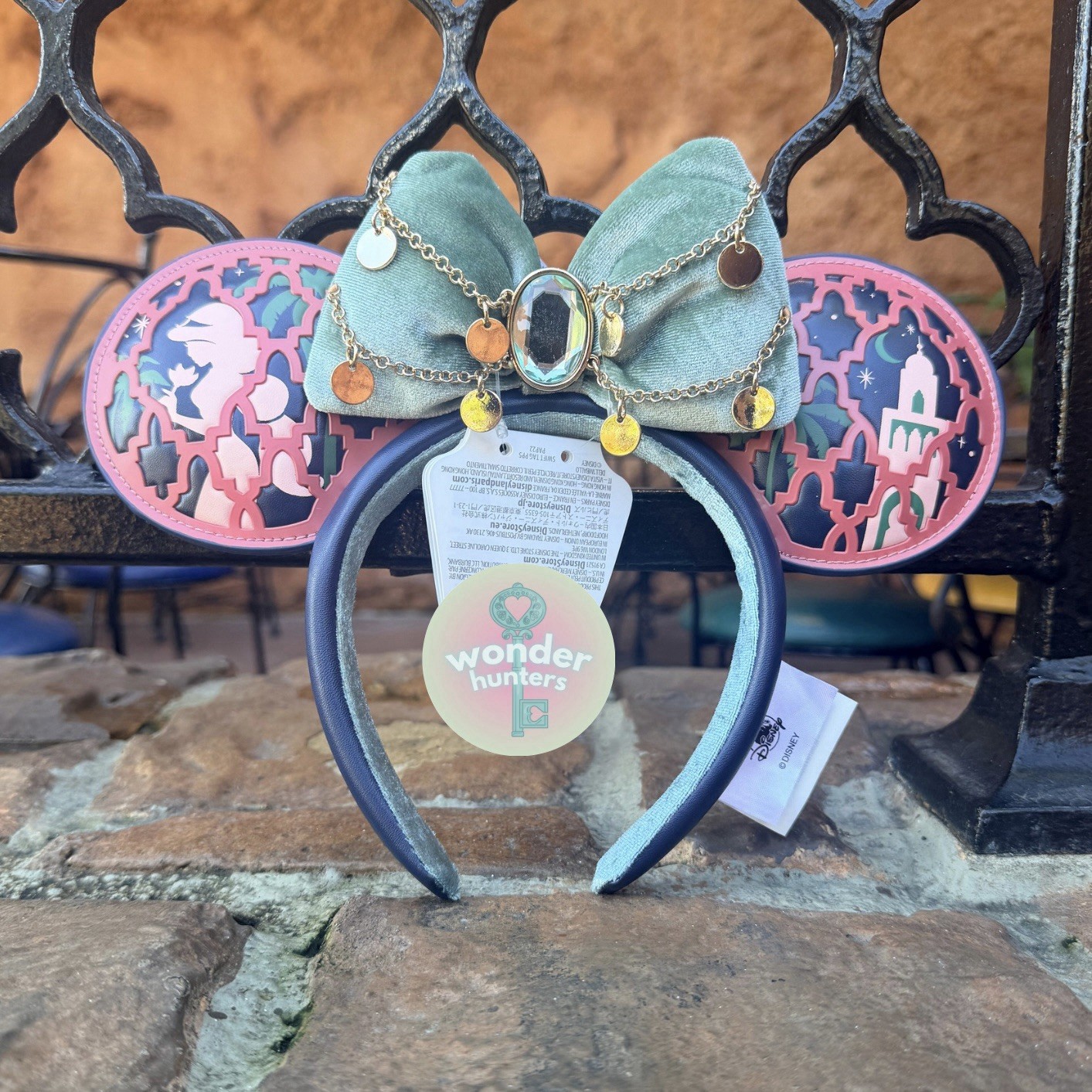 2026 Disney Parks Morocco Princess Jasmine Aladdin Headband Ears NEW