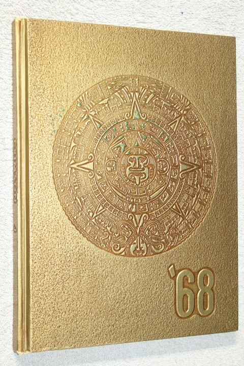 1968 Jacksonville High School Yearbook Annual Jacksonville Illinois IL - Crimson