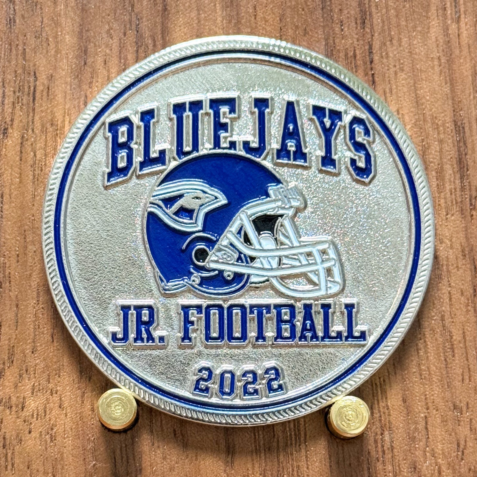 Bluejays Jr. Football 2022 Challenge Coin  W#8