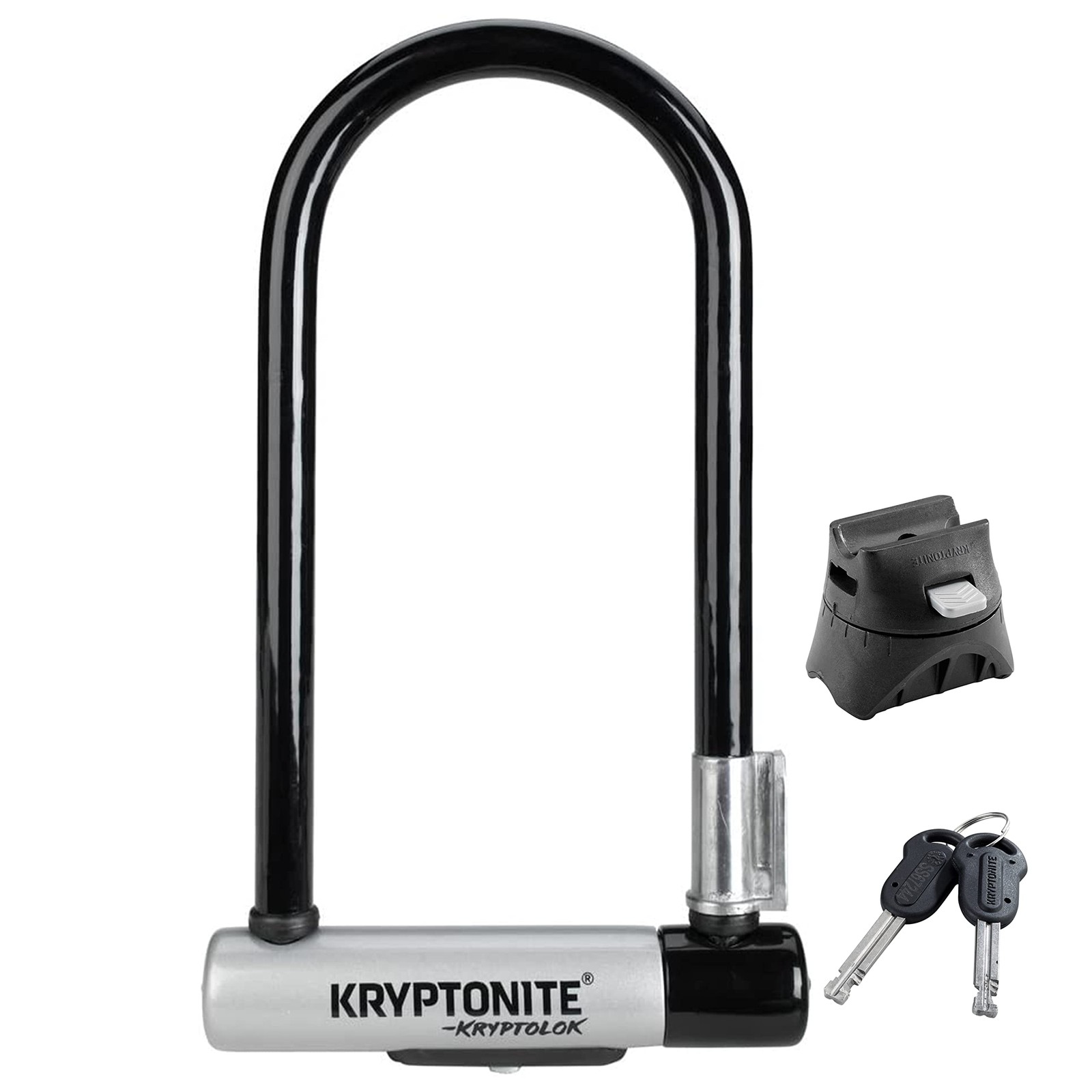 Kryptonite Kryptolok Standard Heavy Duty Bike U-Lock 12.7mm Steel Shackle