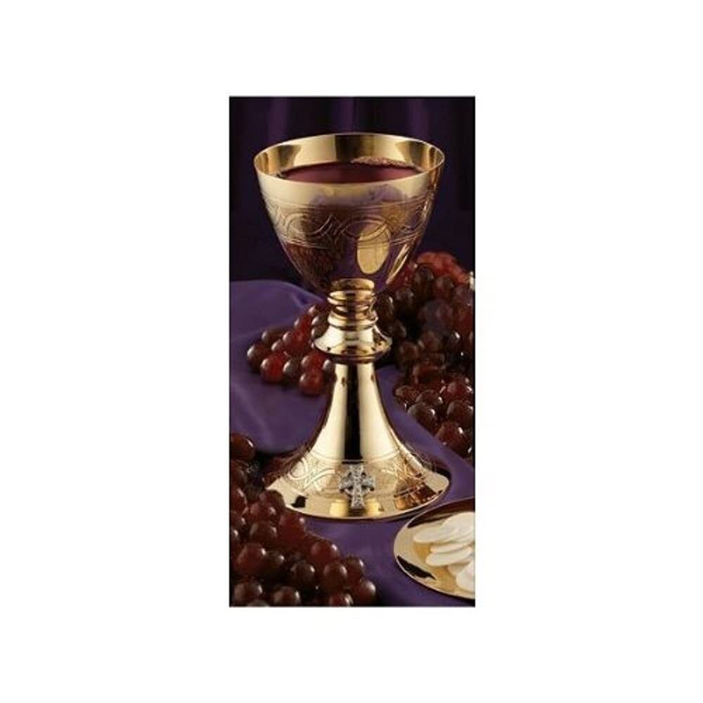 Creative Brands JC716 Etched Celtic Cross Chalice with Paten