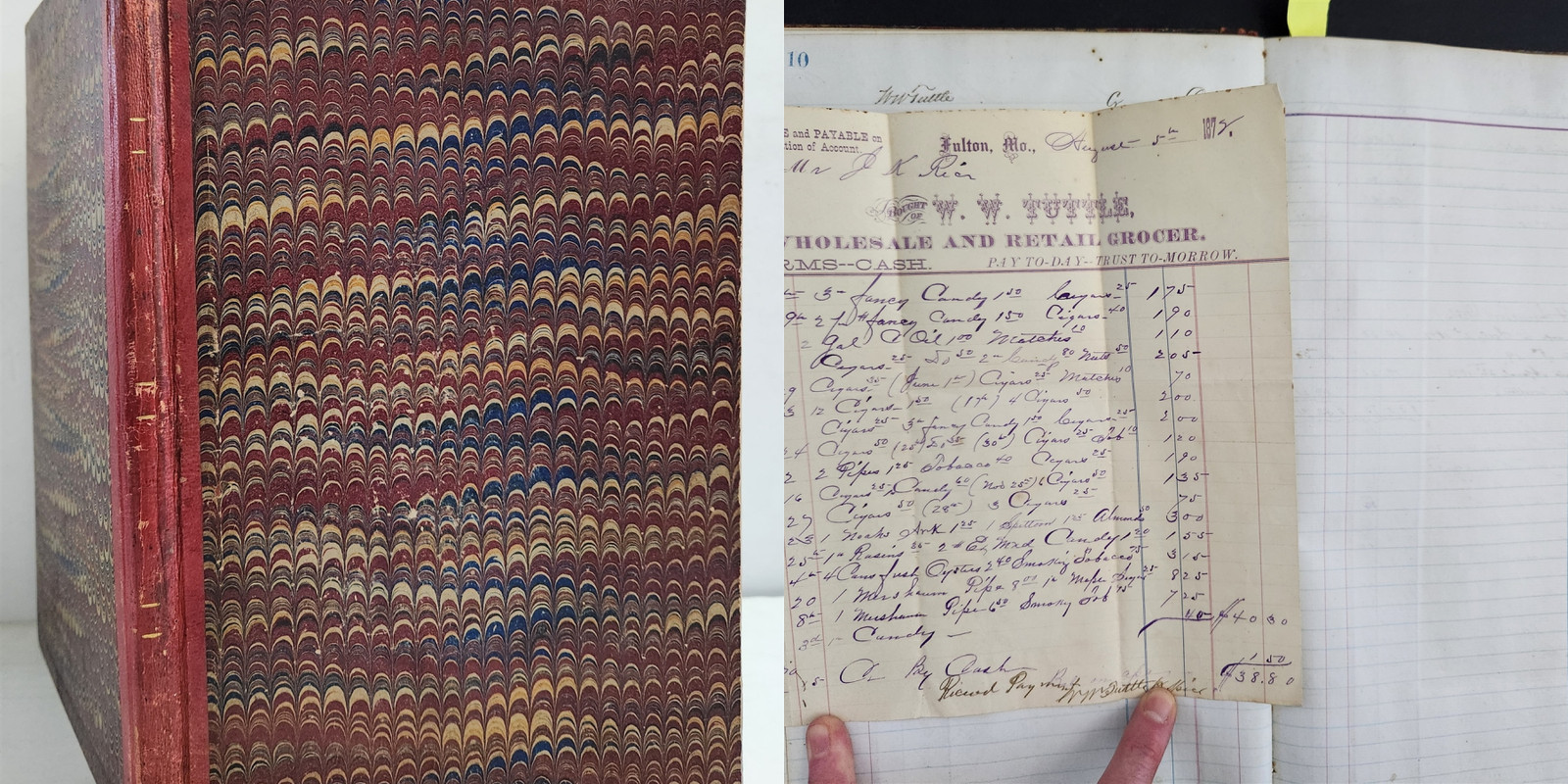 1859 antique DIARY JOURNAL portland or M R BARNUM sawmill operator