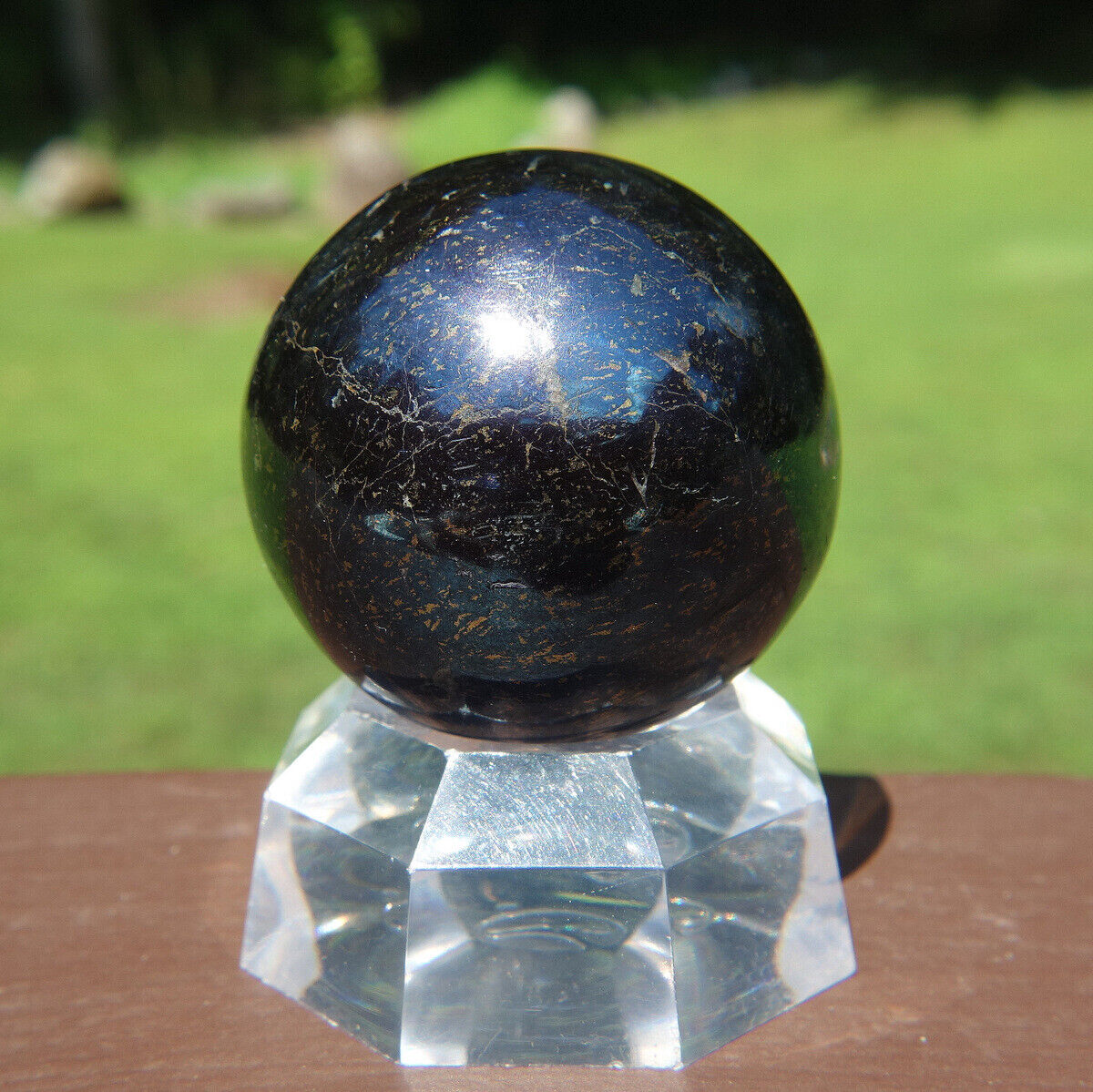 Covelite Sphere / Dark Blue Crystal Ball